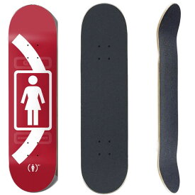 ガール スケボーデッキ単品 GIRL RED SERIES ANDREW BROPHY (赤)8.0x31.5インチ（デッキテープ サービス）girl skateboards スケートボード【s1】