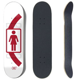 【楽Sセール中★3000円以上で300円OFFクーポン】ガール スケボーデッキ単品 GIRL RED SERIES SEAN MALTO (白)8.0x31.5インチ（デッキテープ サービス）girl skateboards スケートボード【s4】