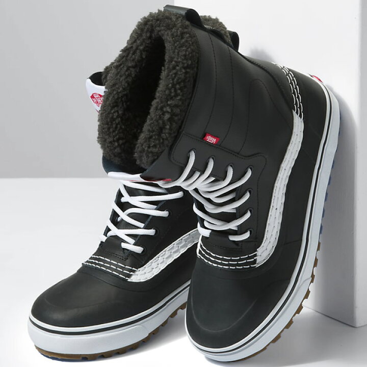 楽天市場】バンズ スノーブーツ スタンダード ブラック ホワイト VANS 