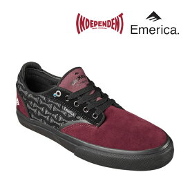 エメリカ スニーカー EMERICA DICKSON X INDEPENDENT RED-BLACK スケボーシューズ スケートボード 靴 emerica【s1-2】