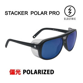 エレクトリック サングラス 偏光 STACKER - MATTE BLACK / M BLUE POLAR PRO EE15001065 electric サングラス 日本正規品【C1】【s8】