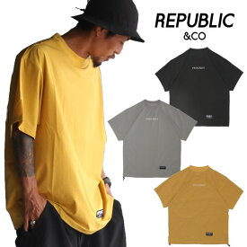 republic&co リパブリック 速乾 涼しい Tシャツ DRY D-CODE S/S (3カラー展開) 半袖 シャツ【N1】【s3】