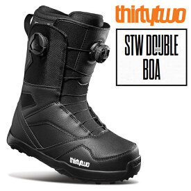 サーティーツー THIRTYTWO 32 STW -DOUBLE BOA 　ストウ ダブルボア / ブラック (23-24 2024）スノーボード ブーツ 日本正規品【C1】【s8】