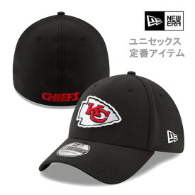 ニューエラ キャップ NFL 39THIRTY カンザスシティ・チーフス KC CHIEFS ブラック(13552135) 3930 NEWERA 正規品 帽子【s1】