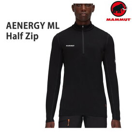マムート　アウトドアウェア 　ミッドレイヤー　Aenergy ML Half Zip Pull AF Men / BLACK 1016-01120　アエナジー ジャケット【C1】【s3】