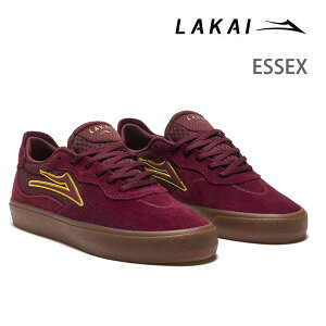 ���J�C �X�j�[�J�[ ��26.5cm�̂� LAKAI ESSEX BURGUNDY SUEDE �X�P�V���[�@�X�P�{�[ �X�P�[�g�{�[�h�V���[�Y�yC1�z�ys6�z