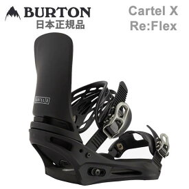 バートン ビンディング カーテル X BURTON Cartel X Re:Flex（リフレックス） / Black 日本正規品(23-24 2024)スノーボード バインディング【C1】【s6】