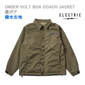 【楽Sセール中★3000円以上で300円OFFクーポン】スノーボード コーチジャケット ボア 撥水 ELECTRIC UNDER VOLT BOA / OLIVE エレクトリック スノーボード パーカー【s4】