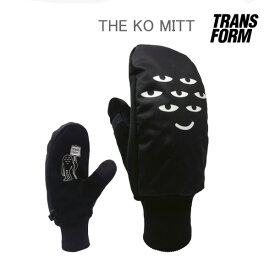 スノーボード グローブ ミトン トランスフォーム THE KO MITT / BLACK KMG(23-24 2024)TRANSFORM 手袋 スノボ【C1】【s3】