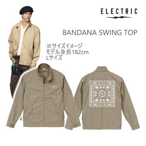 �������i�I�I���� �h�����H ELECTRIC BANDANA SWING TOP / BEIGE �G���N�g���b�N �X�m�[�{�[�h�@�͂��� �ȍ� �t���W�b�v �W���P�b�g electric �A�p�����ys1�z
