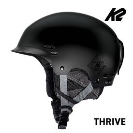 K2 ケーツー スノーヘルメット 2024 THRIVE Black スライブ S180800801 K2 HELMET 23-24 スキー＆スノーボード ヘルメット スノー用品 ダイヤル式【C1】【s1-2】
