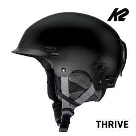 【マラソン期間★3000円以上で300円OFFクーポン】K2 ケーツー スノーヘルメット 2024 THRIVE Black スライブ S180800801 K2 HELMET 23-24 スキー＆スノーボード ヘルメット スノー用品 ダイヤル式【C1】【s3】