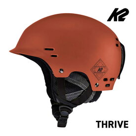 K2 ケーツー スノーヘルメット 2024 THRIVE Rust スライブ S230800801 K2 HELMET 23-24 スキー＆スノーボード ヘルメット スノー用品 ダイヤル式【C1】【s1-2】