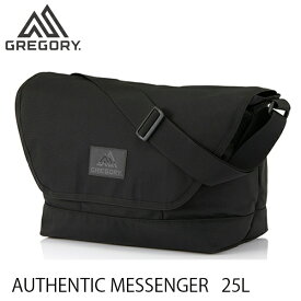 【マラソン期間★3000円以上で300円OFFクーポン】GREGORY グレゴリー　バッグ　オーセンティックメッセンジャー　CORDURA BLACK 容量25L　1500870440 AUTHENTIC MESSENGER ブラック　 【C1】【s5】