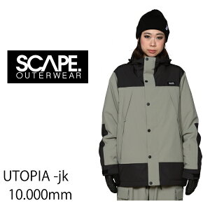 y9/19 203000~ȏ300~OFFN[|zSCAPE GXP[v Xm[{[hEFA@24-25@UTOPIA -jacket WPbg/ LIGHT KHAKI BLACK@(2024-2025)@ EGA@ Xm[{[h EFA YEfB[X