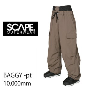y9/19 203000~ȏ300~OFFN[|zSCAPE GXP[v Xm[{[hEFA@24-25@BAGGY -pants pc/ MOCHA@(2024-2025)@ EGA@ Xm[{[h EFA YEfB[XyC1zys0z