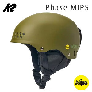 k2 �w�����b�g Phase MIPS / DARK OLIVE GREEN (24-25 2025) �X�L�[ �X�m�[�{�[�h �w�����b�g �_�C�������yC1�z�ys1�z