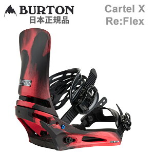 o[g rfBO J[e X BURTON Cartel X Re:FlexitbNXj / BLACK-RED {Ki(25-26 2026)Xm[{[h oCfBOyC1zys1-1z