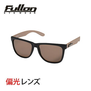 �y4/9�܂Ł�3000�~�ȏ��300�~OFF�N�[�|���zfullon �T���O���X �Ό� �o�l�q���W FBL 043-32�iRubber Finish�jMatte Black Matte Kahki / Brown �Ό� �t���[�� �T���O���X�ys6�z
