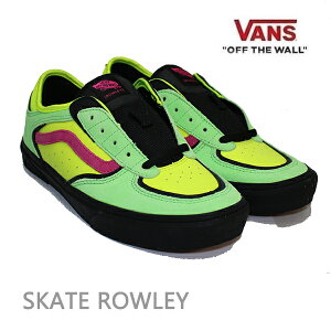 �o���Y VANS SKATE ROWLEY / NEON PINK-GREEN ( VN000DA24GO )�@���E���[ ���@���Y �X�j�[�J�[ �X�P�{�[�V���[�Y�ys7�z