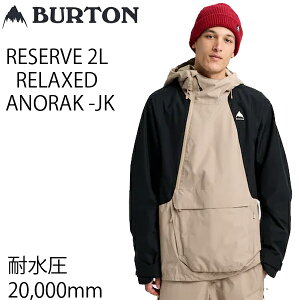 o[g 25-26 Xm[{[hEFA WPbg RESERVE 2Lrelax ANORAK jacket / Summit Taupe / True Black U[uAmbNWPbg BURTONyXm[{[hEEGAEXm{[pizyC1zys2z
