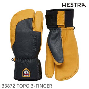 ヘストラ グローブ トポ スリーフィンガー Grey / Brown ( 33872 ) HESTRA TOPO 3-FINGER ( 25-26 2026 ) 【C1】【s8】