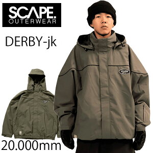 SCAPE GXP[v Xm[{[hEFA@25-26@DERBY -jacket WPbg/ DARK KHAKI@2026@ EGA@ Xm[{[h EFA YEfB[XyC1zys8z