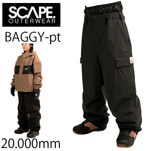 SCAPE GXP[v Xm[{[hEFA@25-26@BAGGY -pants pc/ BLACK@2026@ EGA@ Xm[{[h EFA YEfB[XyC1zys8z