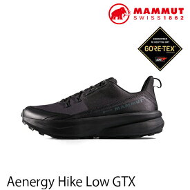 マムート シューズ 　エナジー ハイク ロー ゴアテックス GORE TEX　Aenergy Hike Low GTX Men MAMMUT BLACK 3030-05231 日本正規品【s6】