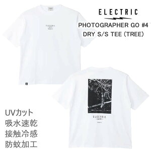 �G���N�g���b�N T�V���c PHOTOGRAPHER GO #4 DRY S/S TEE ���� (E26ST04) / WHITE �z������ �ڐG�⊴ �h����H UV�J�b�gelectric �A�p�����ys1�z
