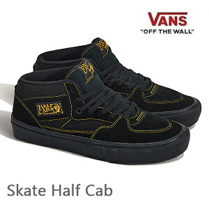 �o���Y �X�P�[�g �n�[�t�L���u VANS SKATE HALF CAB / BLACK/MUSTARD (VN0A5FCDBLN) ���@���Y �X�j�[�J�[ �X�P�{�[�V���[�Y�ys1�z