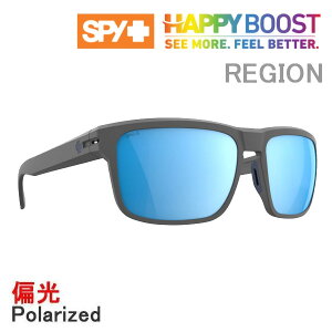 spy �T���O���X �Ό� REGION ANSI Matte Gray / Happy Boost Polar with Ice Blue Mirror (6700000000326) �X�p�C �T���O���X�yC1�z