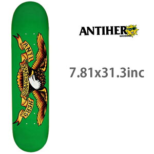 �X�P�{�[�f�b�L antihero �@�A���^�C�q�[���[ CLASSIC EAGLE SM GREEN 7.81×31.3�C���`�i�f�b�L�e�[�v �T�[�r�X�j �X�P�[�g�{�[�h �P�i�ys1�z