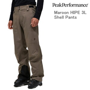 PeakPerformance�@�s�[�N�p�t�H�[�}���X�@�X�L�[�E�F�A�@26-27�@MAROON HIPE 3L shell -pants�@�p���c / terrain tan 2027 �y�X�L�[�E�F�A�E�X�L�[�p�i�z�yC1�z�ys2�z