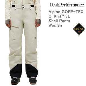 PeakPerformance�@�s�[�N�p�t�H�[�}���X�@���f�B�[�X �X�L�[�E�F�A�@26-27�@Womens ALPINE GORETEX C-KNIT 3L shell -pants�@�p���c / SAND FOG 2027 �y�X�L�[�E�F�A�E�X�L�[�p�i�z�yC1�z�ys2�z