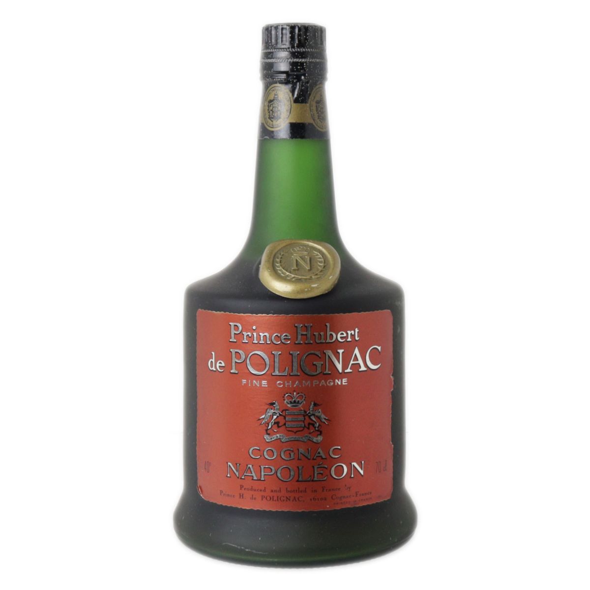  古酒 ブランデー コニャック PrinceHubert de POLIGNAC NAPOLEON プリンスユーベル ポリニャック ナポレオン 700ml アルコール度数40％ NT 箱なし