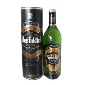 【中古】 古酒 スコッチウイスキー Glenfiddich Pure Malt グレンフィディック 1000ml アルコール度数43％ NT 缶あり