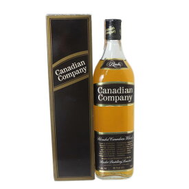 【中古】 古酒 カナディアン ウイスキー Canadian Company Rieder カナディアンカンパニー 1988 750ml アルコール度数40％ NT 箱あり