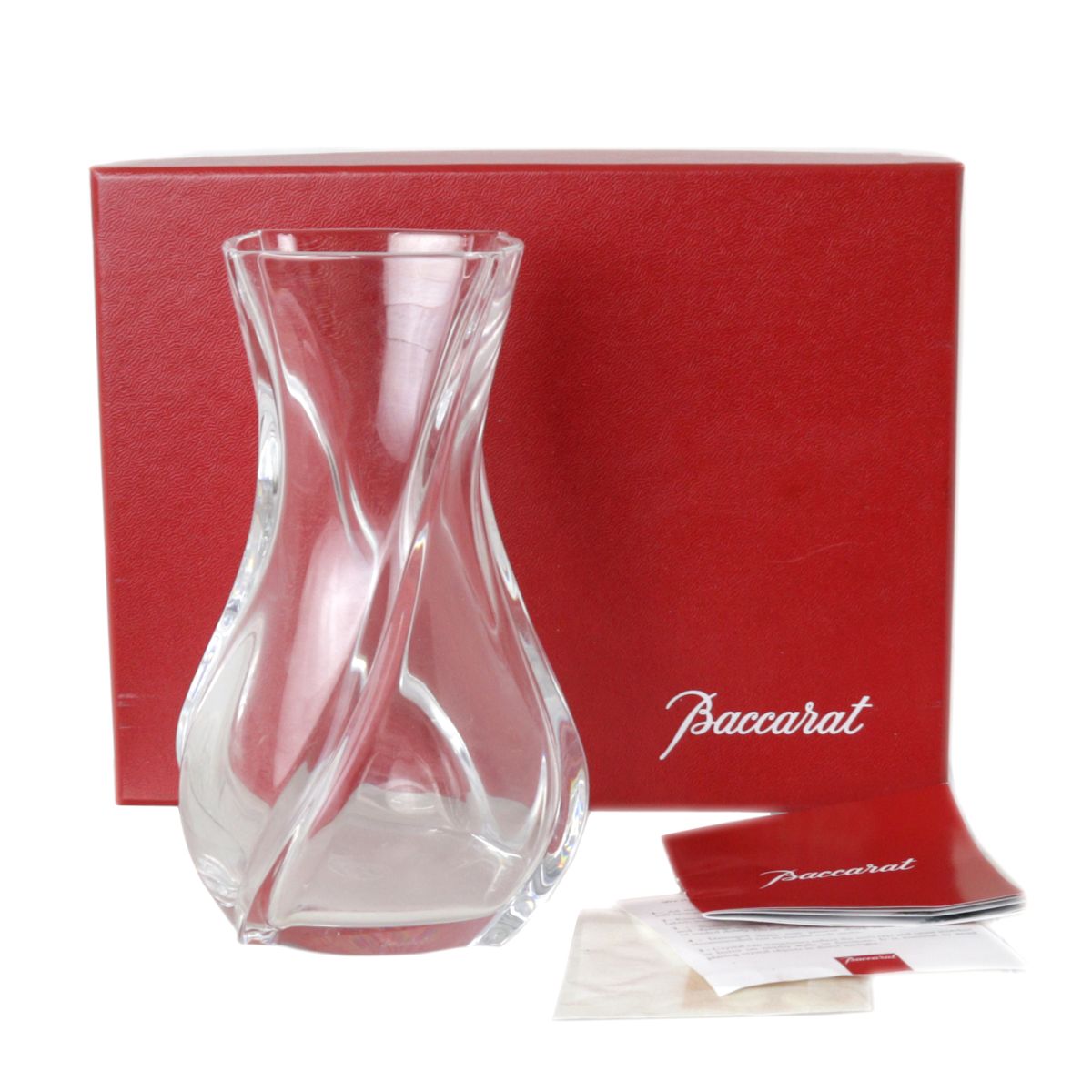 直営店 Baccarat バカラ セルパンタン フラワーベース 花瓶 廃盤品