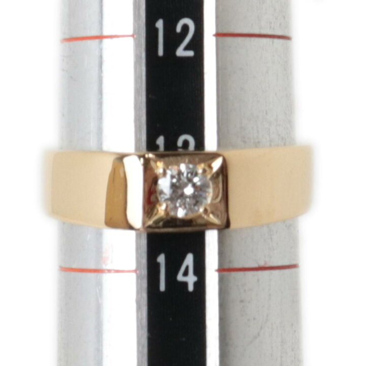 楽天市場】【中古】 ダイヤリング 指輪 K18 18金 ダイヤモンド 0.15ct 