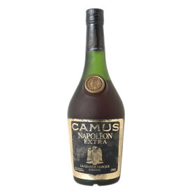 【中古】 古酒 ブランデー コニャック CAMUS NAPOLEON EXTRA カミュナポレオンエクストラ ブラックラベル 700ml アルコール度数40％ NT 箱なし