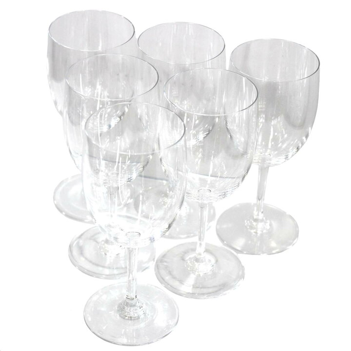 楽天市場】【中古】 Baccarat/バカラ ワイングラス6個セット 