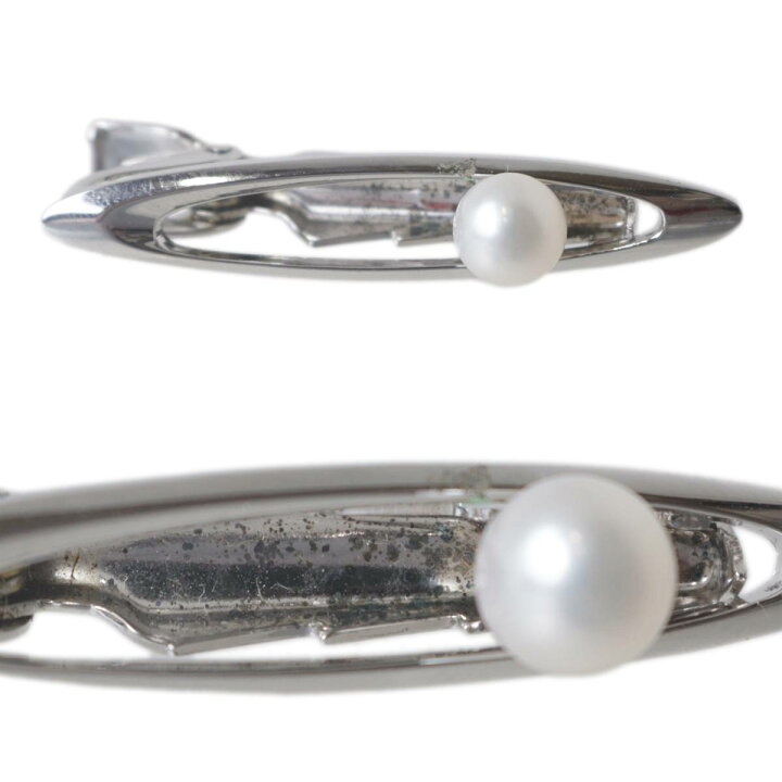 楽天市場】【中古】 MIKIMOTO ミキモト パール タイピン カフス セット  