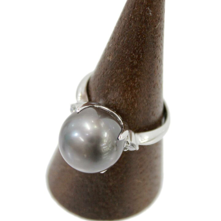 楽天市場】【中古】 黒蝶真珠 パール リング 指輪 約18号弱/#18弱  