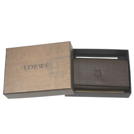 【中古】 LOEWE/ロエベ 6連キーケース ブラウン 保存箱 内側：フック×6 ES ABランク