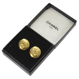 【中古】CHANEL/シャネル ココマーク イヤリング ゴールド ES Bランク