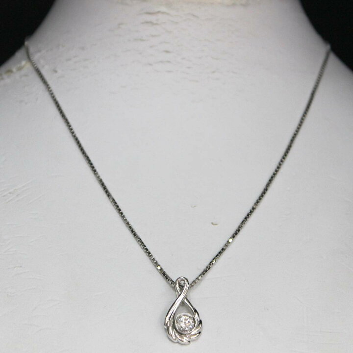 楽天市場】【中古】 Pt900 プラチナ ダイヤ ペンダントトップ 0.37ct 