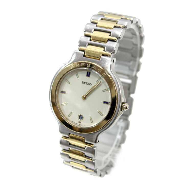 楽天市場】【中古】 SEIKO/セイコー プレサージュ クォーツ 腕時計 
