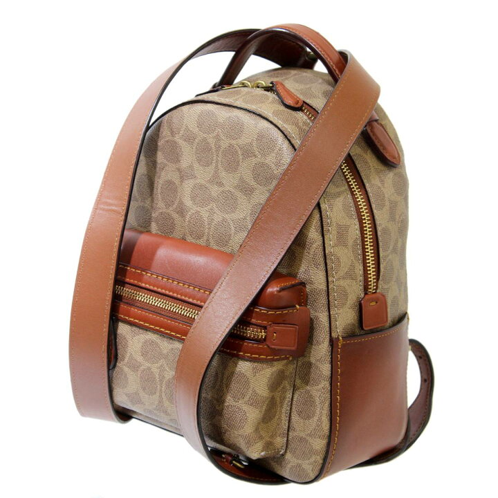 楽天市場】【中古】 COACH/コーチ シグネチャー バックパック23  