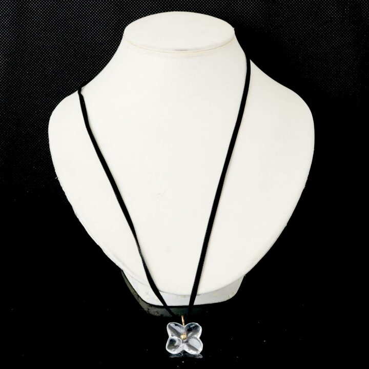楽天市場】【中古】 Baccarat/バカラ ペンダント フラワーモチーフ 